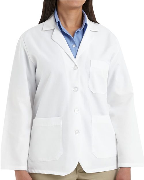 Red Kap Unisex Lapel Counter Coat - KP11 - EMBROIDERED