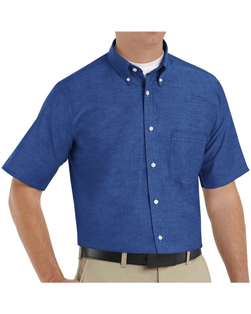 Red Kap Men's Tall Executive Oxford Dress Shirt - SR60T - EMBROIDERED