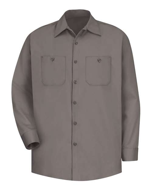 Red Kap Men's Tall Cotton Uniform Shirt - SC30T - EMBROIDERED