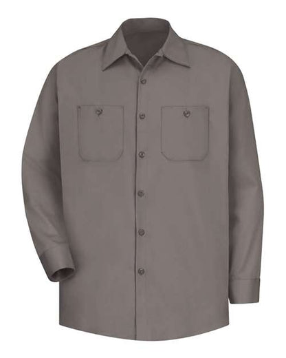 Red Kap Men's Tall Cotton Uniform Shirt - SC30T - EMBROIDERED