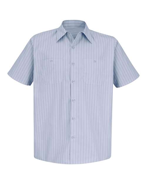 Red Kap Men's Premium Short Sleeve Work Shirt - SP20 - EMBROIDERED