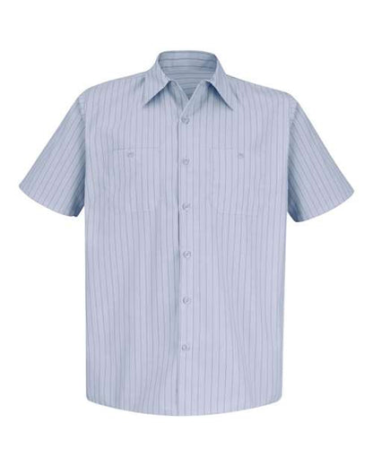 Red Kap Men's Premium Short Sleeve Work Shirt - SP20 - EMBROIDERED