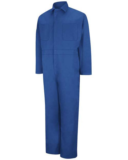 Red Kap Men's Tall Twill Action Back Coverall - CT10T - EMBROIDERED