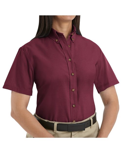Red Kap Women's Poplin Dress Shirt - SP81 - EMBROIDERED