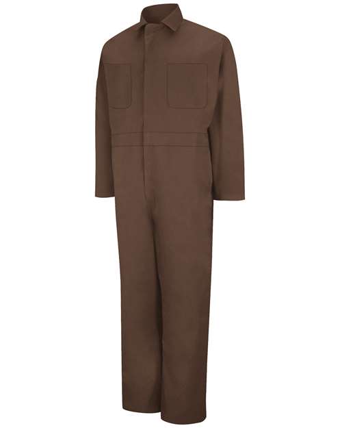 Red Kap Men's Extended Sizes Twill Action Back Coverall - CT10EXT - EMBROIDERED