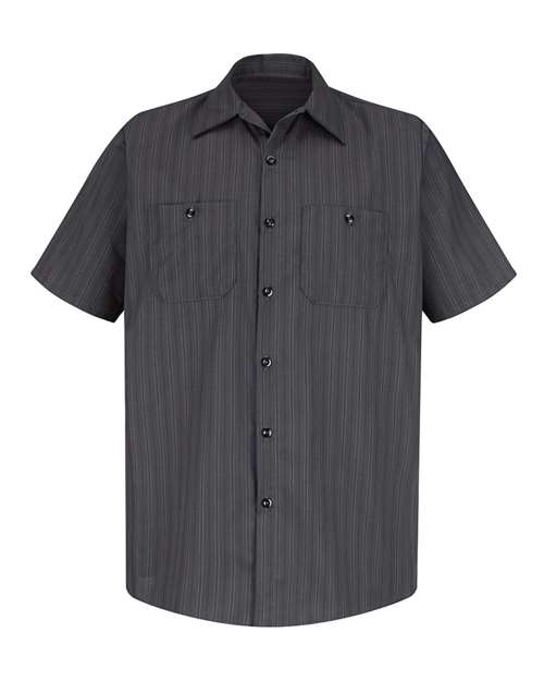 Red Kap Men's Premium Short Sleeve Work Shirt - SP20 - EMBROIDERED
