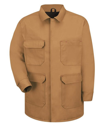 Red Kap Men's Blended Duck Chore Coat - JD24 - EMBROIDERED