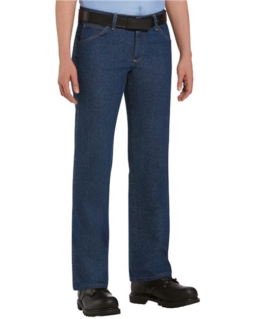 Red Kap Women's Straight Fit Jeans - PD63 - EMBROIDERED