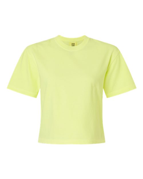 Comfort Colors Women's Garment-Dyed Heavyweight Boxy T-Shirt - 3023CL - EMBROIDERED