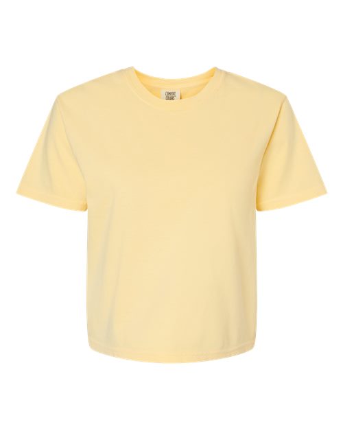 Comfort Colors Women's Garment-Dyed Heavyweight Boxy T-Shirt - 3023CL - EMBROIDERED