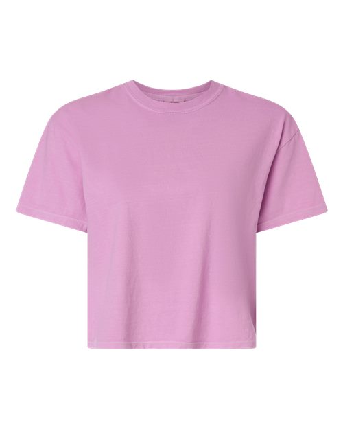 Comfort Colors Women's Garment-Dyed Heavyweight Boxy T-Shirt - 3023CL - EMBROIDERED