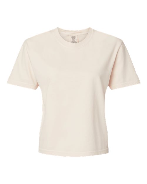 Comfort Colors Women's Garment-Dyed Heavyweight Boxy T-Shirt - 3023CL - EMBROIDERED
