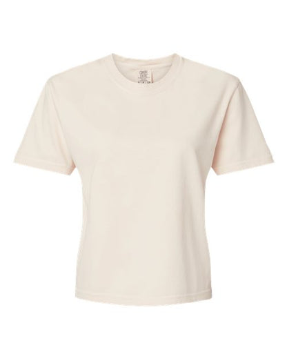 Comfort Colors Women's Garment-Dyed Heavyweight Boxy T-Shirt - 3023CL - EMBROIDERED