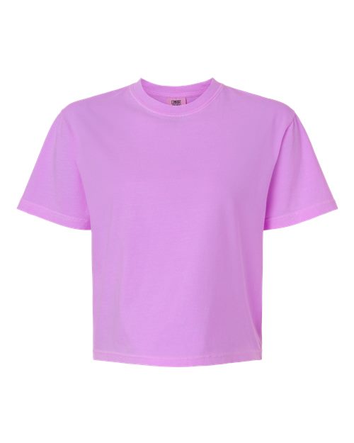 Comfort Colors Women's Garment-Dyed Heavyweight Boxy T-Shirt - 3023CL - EMBROIDERED