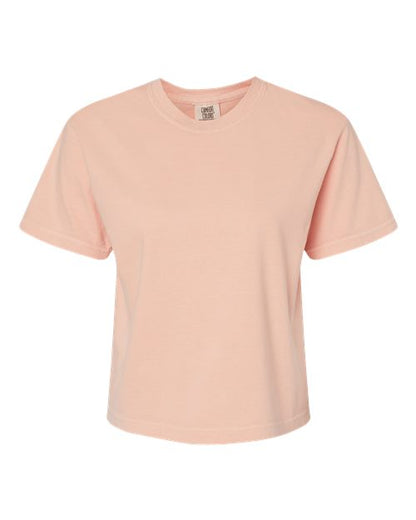 Comfort Colors Women's Garment-Dyed Heavyweight Boxy T-Shirt - 3023CL - EMBROIDERED