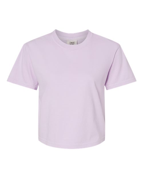 Comfort Colors Women's Garment-Dyed Heavyweight Boxy T-Shirt - 3023CL - EMBROIDERED