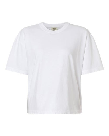 Comfort Colors Women's Garment-Dyed Heavyweight Boxy T-Shirt - 3023CL - EMBROIDERED