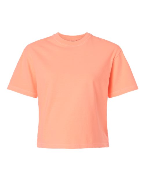 Comfort Colors Women's Garment-Dyed Heavyweight Boxy T-Shirt - 3023CL - EMBROIDERED