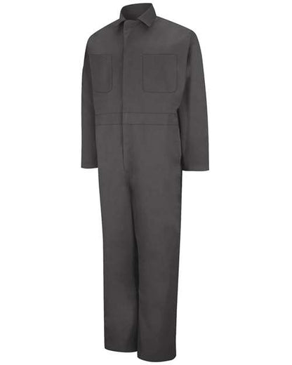 Red Kap Men's Extended Sizes Twill Action Back Coverall - CT10EXT - EMBROIDERED