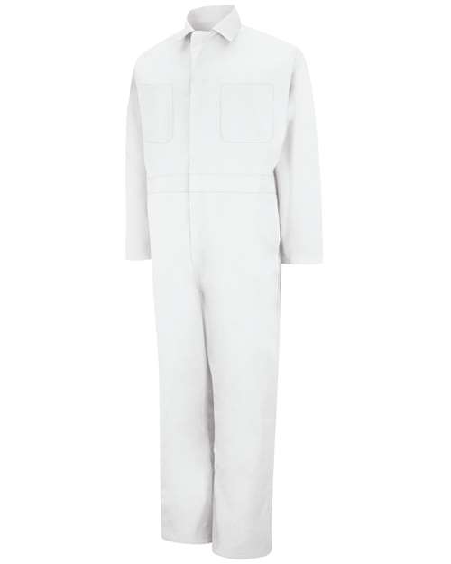 Red Kap Men's Tall Twill Action Back Coverall - CT10T - EMBROIDERED