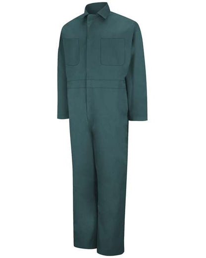 Red Kap Men's Tall Twill Action Back Coverall - CT10T - EMBROIDERED