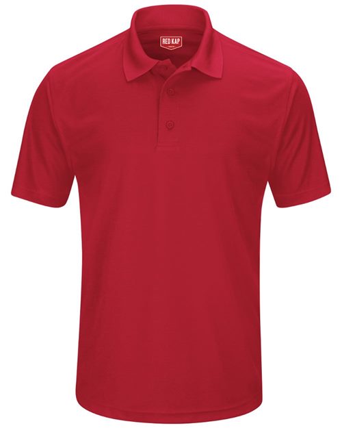 Red Kap Men's Short Sleeve Performance Knit Pocketless Core Polo - SK96 - EMBROIDERED