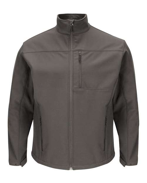 Red Kap Men's Deluxe Soft Shell Jacket - JP68 - EMBROIDERED
