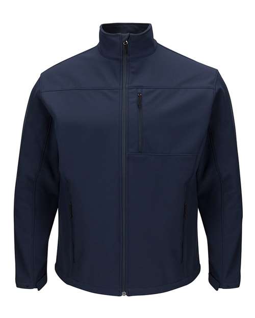 Red Kap Men's Deluxe Soft Shell Jacket - JP68 - EMBROIDERED