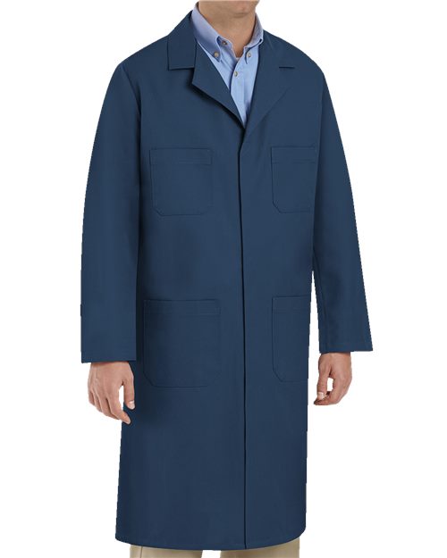 Red Kap Unisex Extended Sizes Shop Coat - KT30EXT - EMBROIDERED
