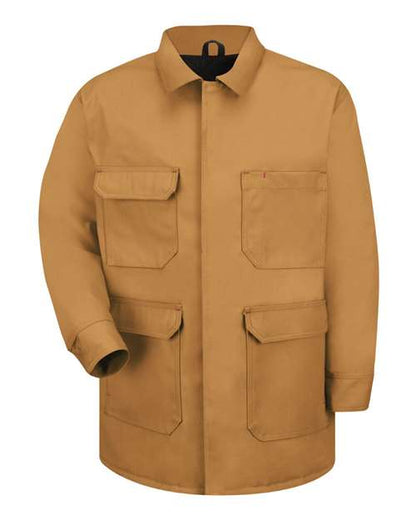 Red Kap Men's Blended Duck Chore Coat - JD24 - EMBROIDERED