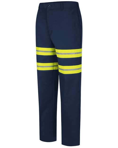 Red Kap Men's Enhanced Visibility Dura-Kap(R) Industrial Pants - PT20E - EMBROIDERED