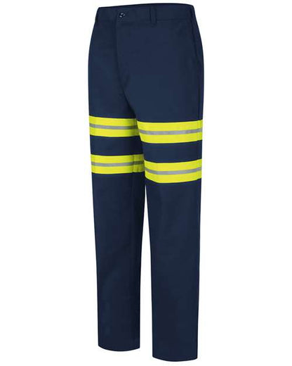 Red Kap Men's Enhanced Visibility Dura-Kap(R) Industrial Pants - PT20E - EMBROIDERED