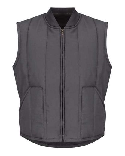 Red Kap Men's Tall Quilted Vest - VT22T - EMBROIDERED