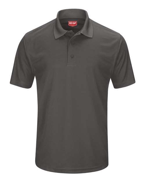Red Kap Men's Short Sleeve Performance Knit Pocketless Core Polo - SK96 - EMBROIDERED