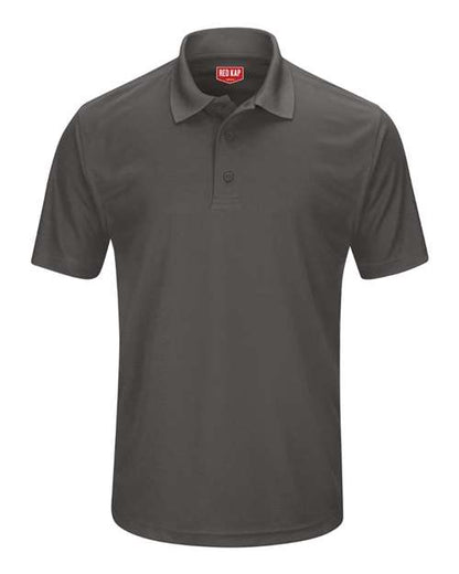 Red Kap Men's Short Sleeve Performance Knit Pocketless Core Polo - SK96 - EMBROIDERED