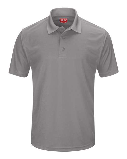 Red Kap Men's Short Sleeve Performance Knit Pocketless Core Polo - SK96 - EMBROIDERED