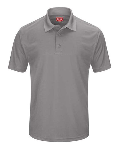 Red Kap Men's Short Sleeve Performance Knit Pocketless Core Polo - SK96 - EMBROIDERED