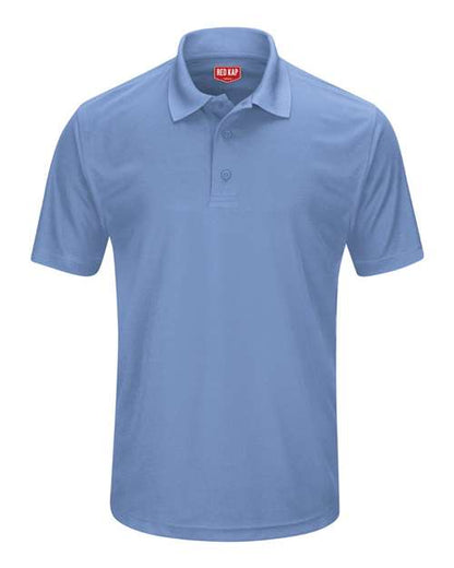 Red Kap Men's Short Sleeve Performance Knit Pocketless Core Polo - SK96 - EMBROIDERED