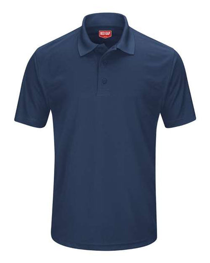 Red Kap Men's Short Sleeve Performance Knit Pocketless Core Polo - SK96 - EMBROIDERED
