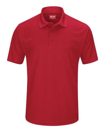 Red Kap Men's Short Sleeve Performance Knit Pocketless Core Polo - SK96 - EMBROIDERED