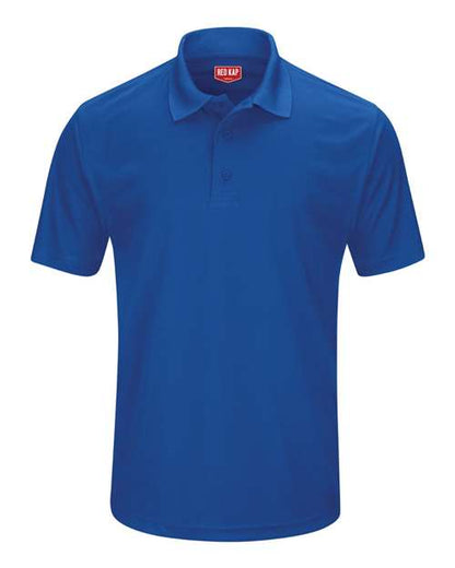 Red Kap Men's Short Sleeve Performance Knit Pocketless Core Polo - SK96 - EMBROIDERED