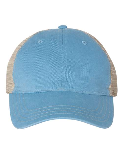 Richardson Garment-Washed Trucker Cap - 111 - EMBROIDERED