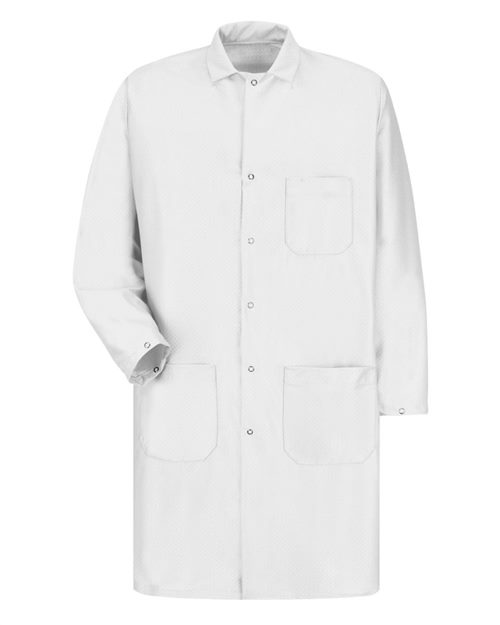 Red Kap Men's ESD/Anti-Stat Teach Coat - KK28 - EMBROIDERED