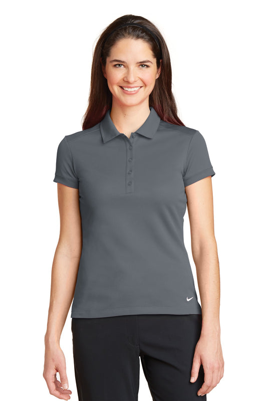 Nike Women's Dri-FIT Solid Icon Pique Modern Fit Polo.  746100 - EMBROIDERED