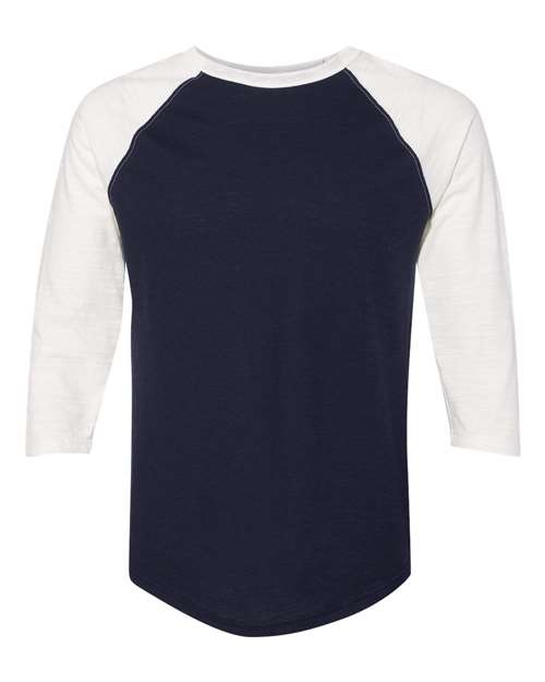 Champion. Unisex Premium Fashion Raglan Three-Quarter Sleeve Baseball T-Shirt. CP75