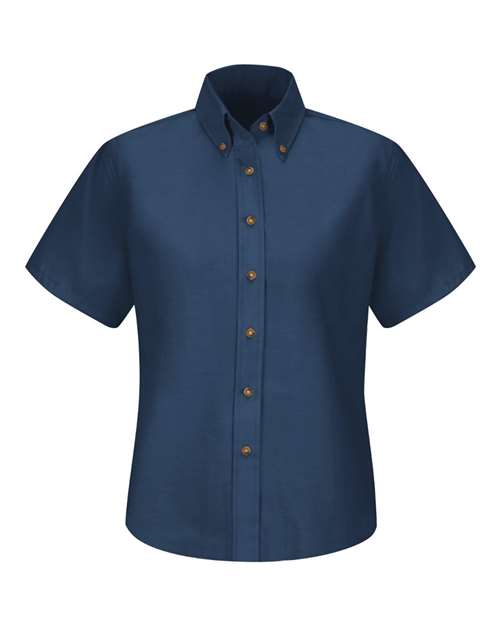 Red Kap Women's Poplin Dress Shirt - SP81 - EMBROIDERED