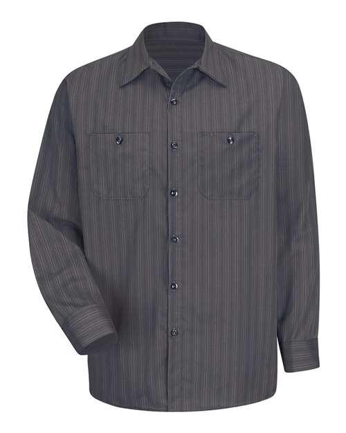 Red Kap Men's Premium Long Sleeve Work Shirt - SP10 - EMBROIDERED