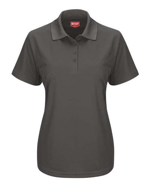 Red Kap Women's Performance Knit Pocketless Core Polo - SK97 - EMBROIDERED