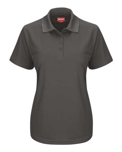 Red Kap Women's Performance Knit Pocketless Core Polo - SK97 - EMBROIDERED