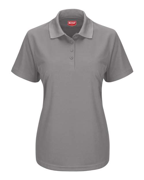 Red Kap Women's Performance Knit Pocketless Core Polo - SK97 - EMBROIDERED
